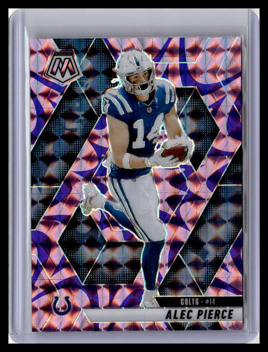 2025 Panini Mosaic #76 Alec Pierce Mosaic Reactive Purple