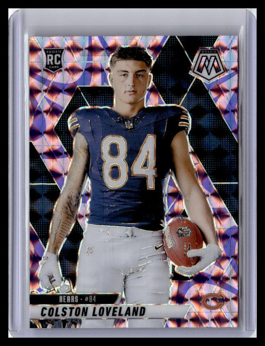 2025 Panini Mosaic #275 Colston Loveland Mosaic Reactive Purple