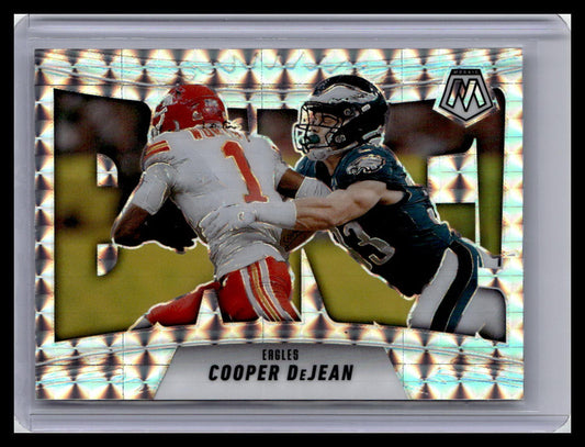 2025 Panini Mosaic #9 Cooper DeJean Bang! Mosaic