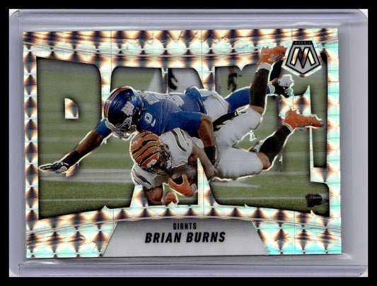 2025 Panini Mosaic #7 Brian Burns Bang! Mosaic