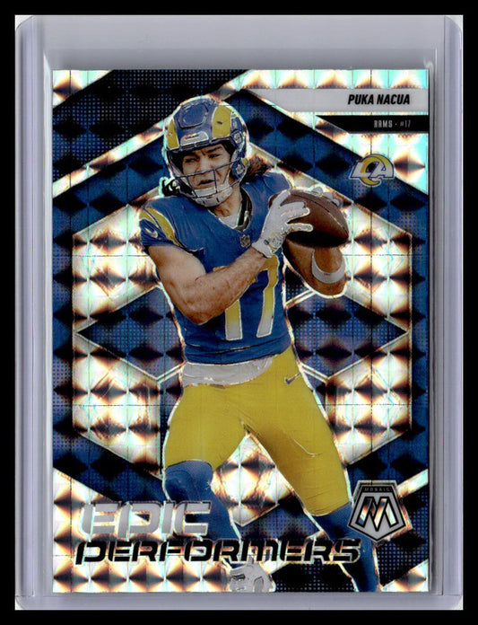 2025 Panini Mosaic #7 Puka Nacua Epic Performers Mosaic
