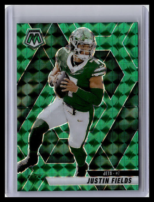 2025 Panini Mosaic #125 Justin Fields Mosaic Green
