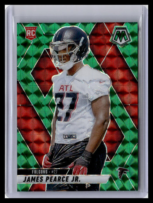 2025 Panini Mosaic #357 James Pearce Jr. Mosaic Green