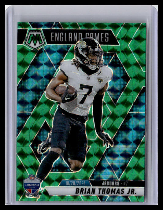 2025 Panini Mosaic #256 Brian Thomas Jr. Mosaic Green