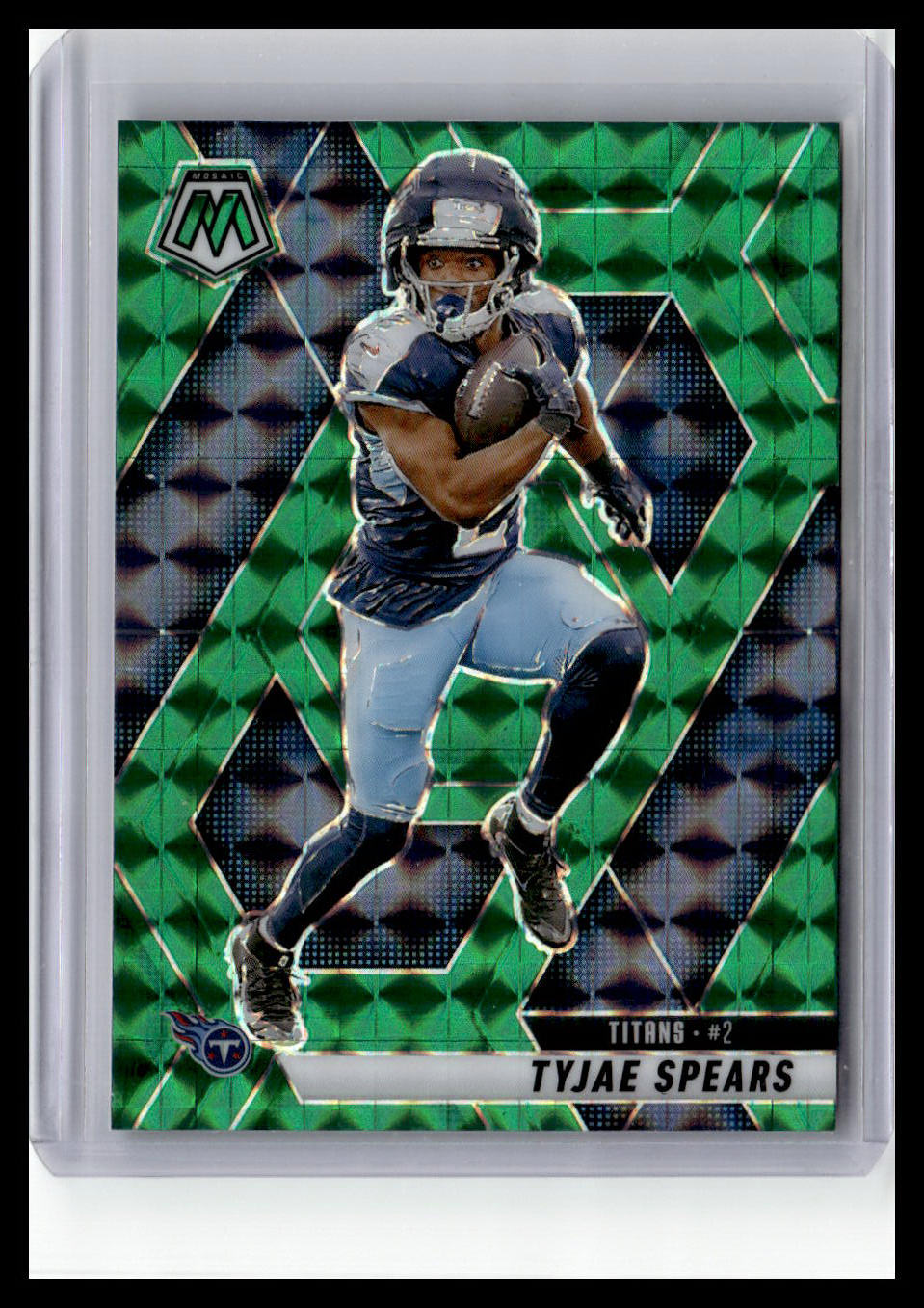 2025 Panini Mosaic #69 Tyjae Spears Mosaic Green