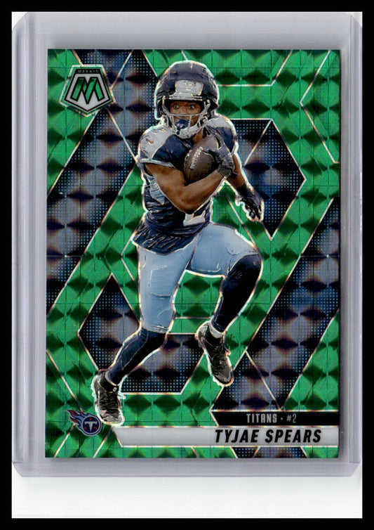 2025 Panini Mosaic #69 Tyjae Spears Mosaic Green