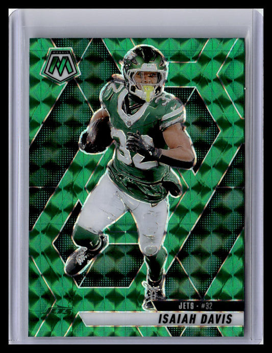 2025 Panini Mosaic #59 Isaiah Davis Mosaic Green