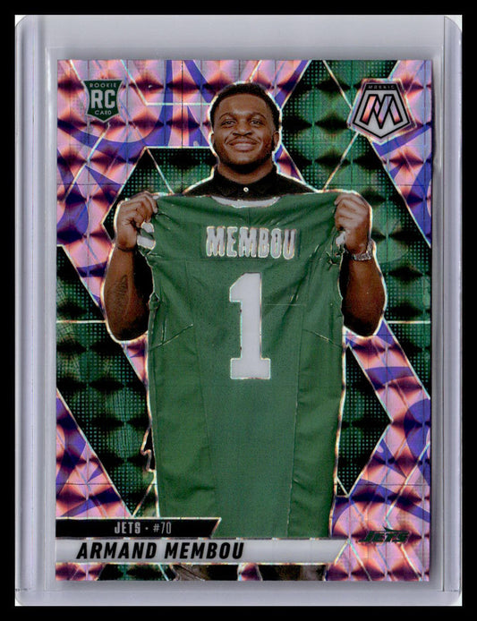 2025 Panini Mosaic #358 Armand Membou Mosaic Reactive Purple