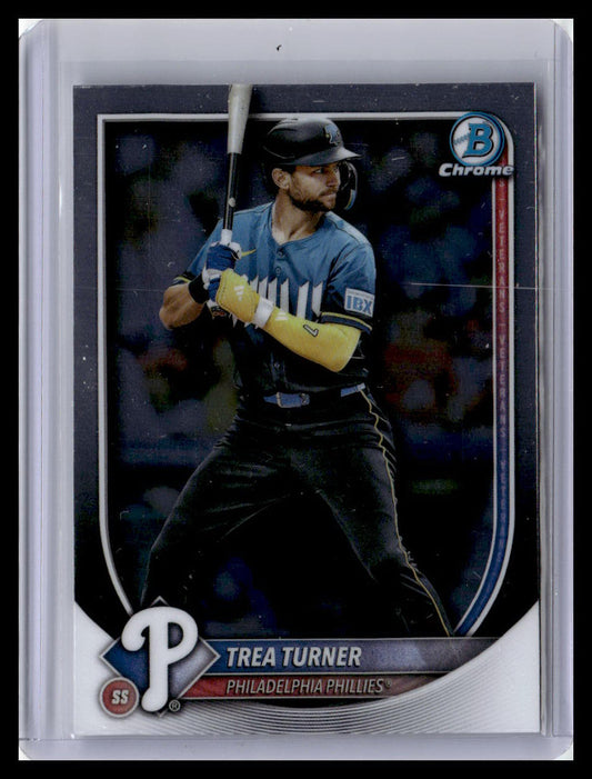 2025 Bowman Chrome #82 Trea Turner