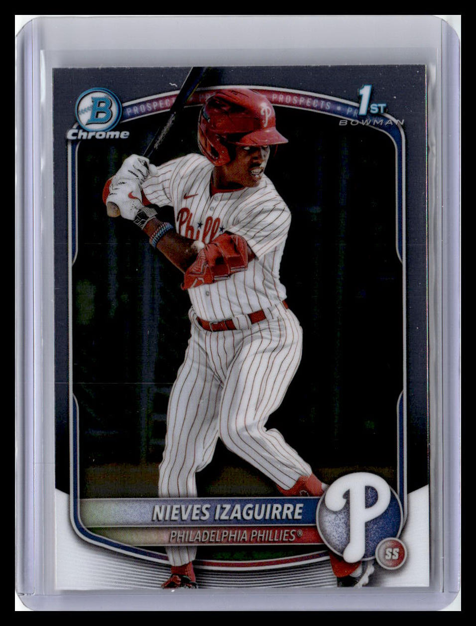 2025 Bowman Chrome #BCP-232 Nieves Izaguirre 1st Bowman