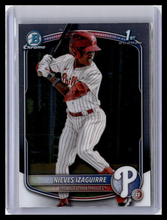 2025 Bowman Chrome #BCP-232 Nieves Izaguirre 1st Bowman