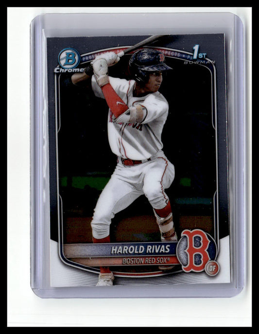 2025 Bowman Chrome #BCP-216 Harold Rivas 1st Bowman 1