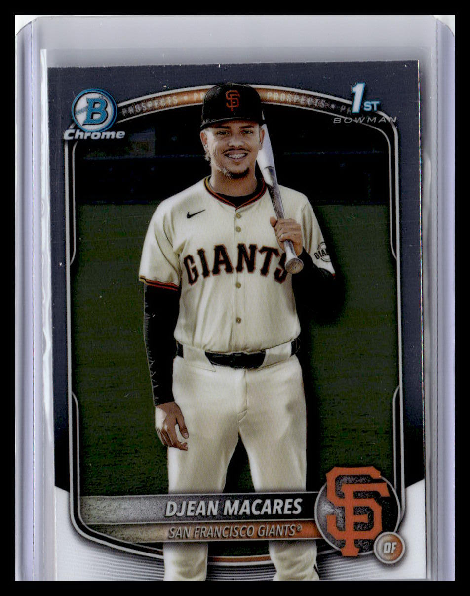 2025 Bowman Chrome #BCP-237 Djean Macares 1st Bowman