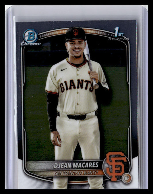 2025 Bowman Chrome #BCP-237 Djean Macares 1st Bowman
