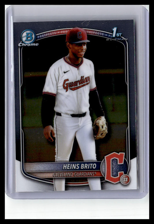 2025 Bowman Chrome #BCP-203 Heins Brito 1st Bowman