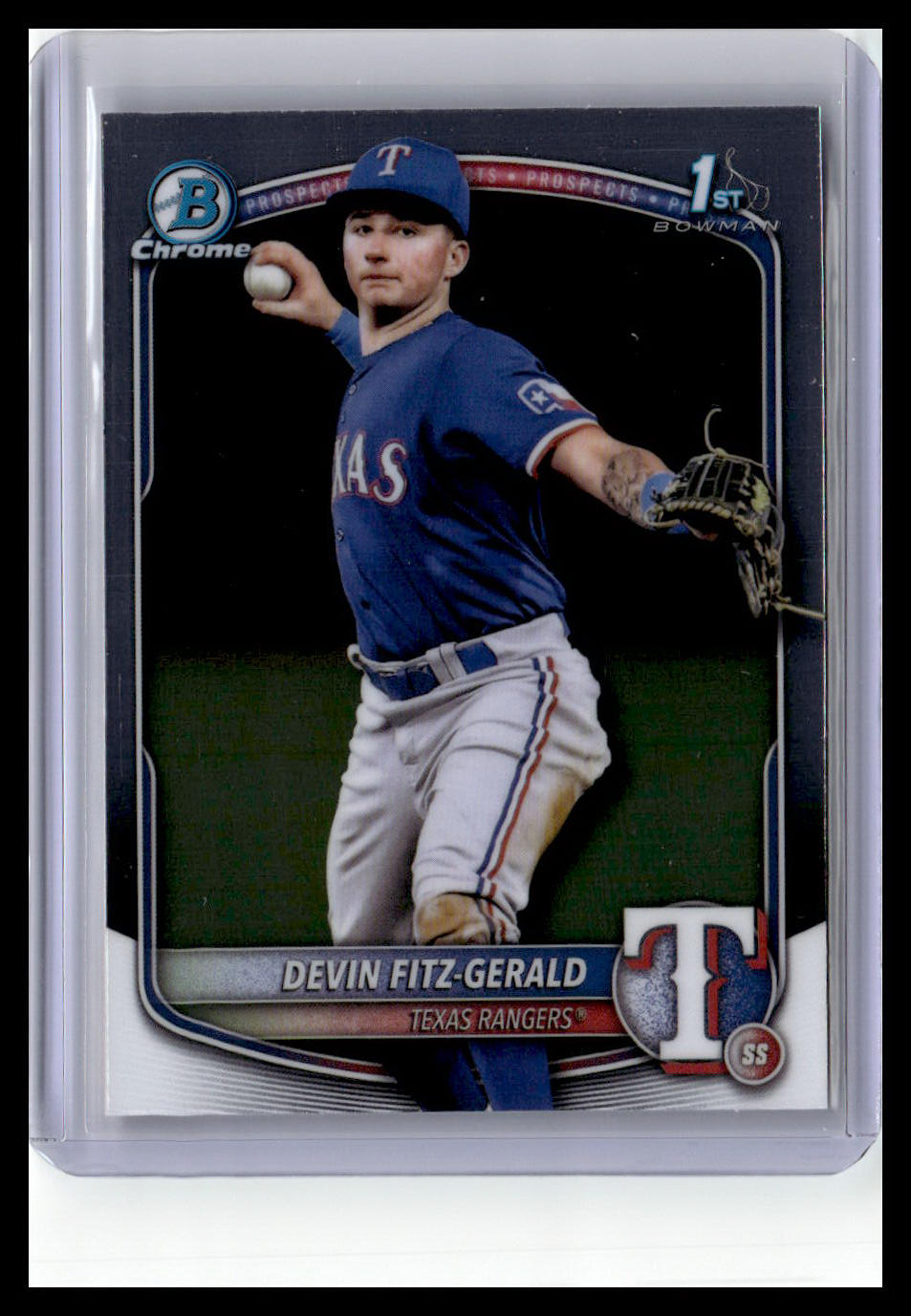 2025 Bowman Chrome #BCP-158 Devin Fitz-Gerald 1st Bwman