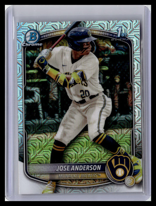 2025 Bowman Chrome #BCP-193 Jose Anderson Prospects Mojo