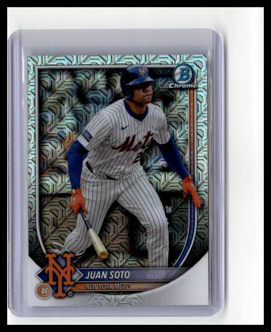 2025 Bowman Chrome #22 Juan Soto Mojo Refractors