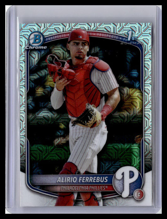 2025 Bowman Chrome #BCP-198 Alirio Ferrebus Prospects Mojo