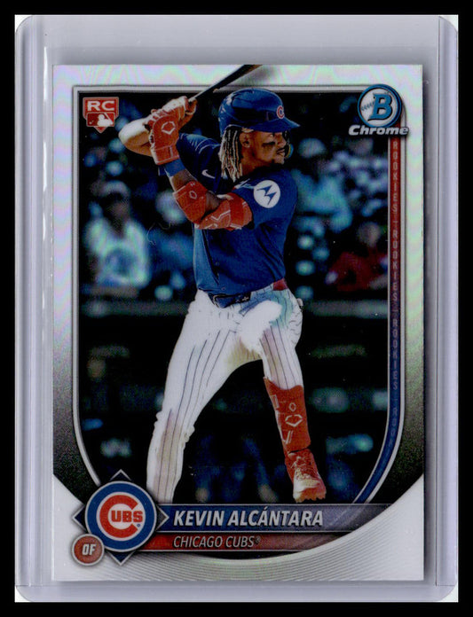 2025 Bowman Chrome #44 Kevin Alcántara RC Red Variation