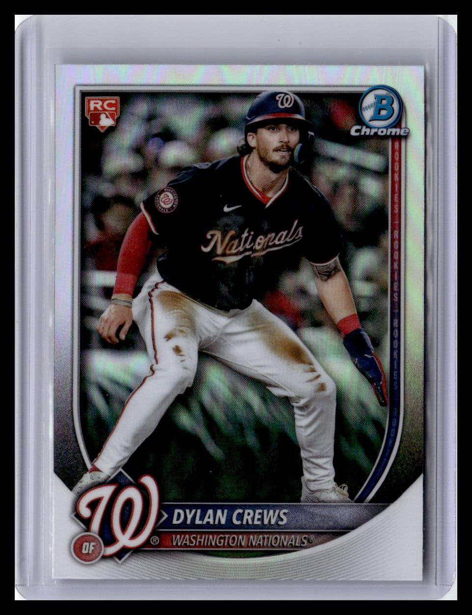 2025 Bowman Chrome #3 Dylan Crews RC Red Variation