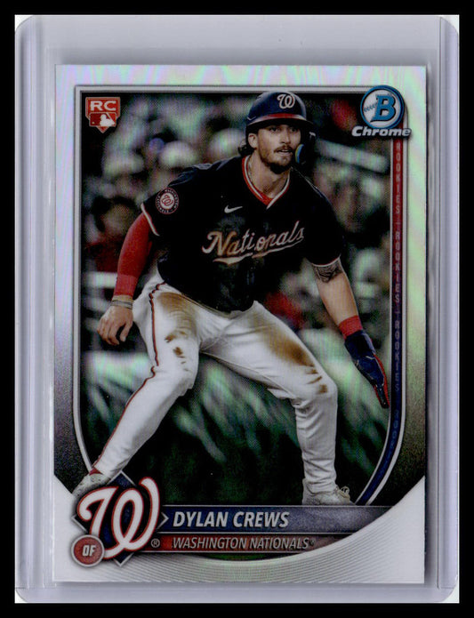 2025 Bowman Chrome #3 Dylan Crews RC Red Variation