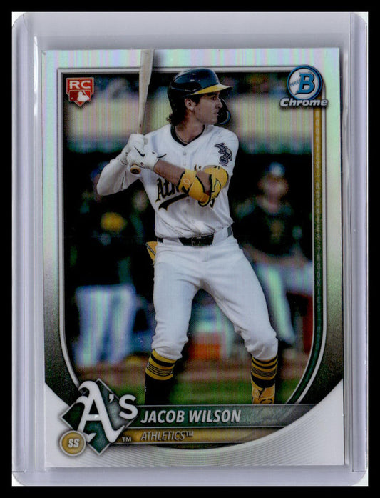 2025 Bowman Chrome #1 Jacob Wilson RC Red Variation