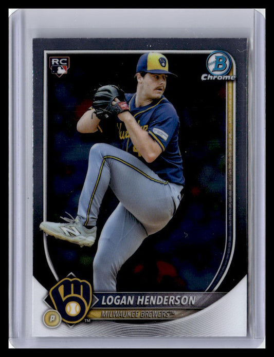 2025 Bowman Chrome #92 Logan Henderson