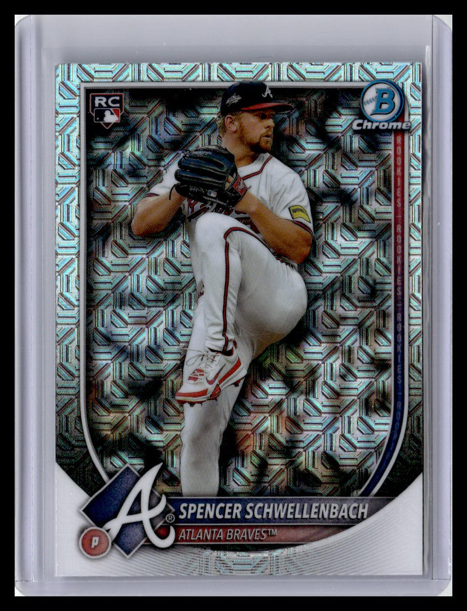2025 Bowman Chrome #84 Spencer Schwellenbach Mojo Refractors