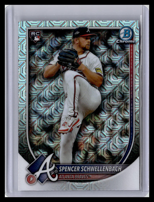 2025 Bowman Chrome #84 Spencer Schwellenbach Mojo Refractors