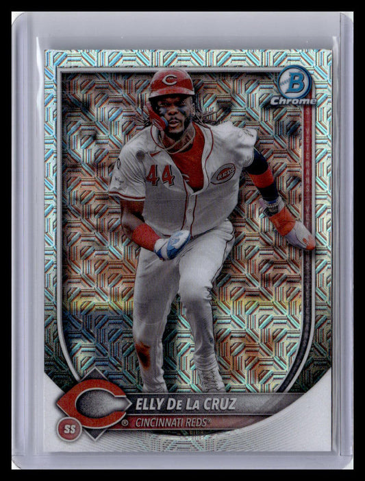 2025 Bowman Chrome #89 Elly De La Cruz Mojo Refractors