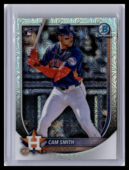 2025 Bowman Chrome #77 Cam Smith Mojo Refractors