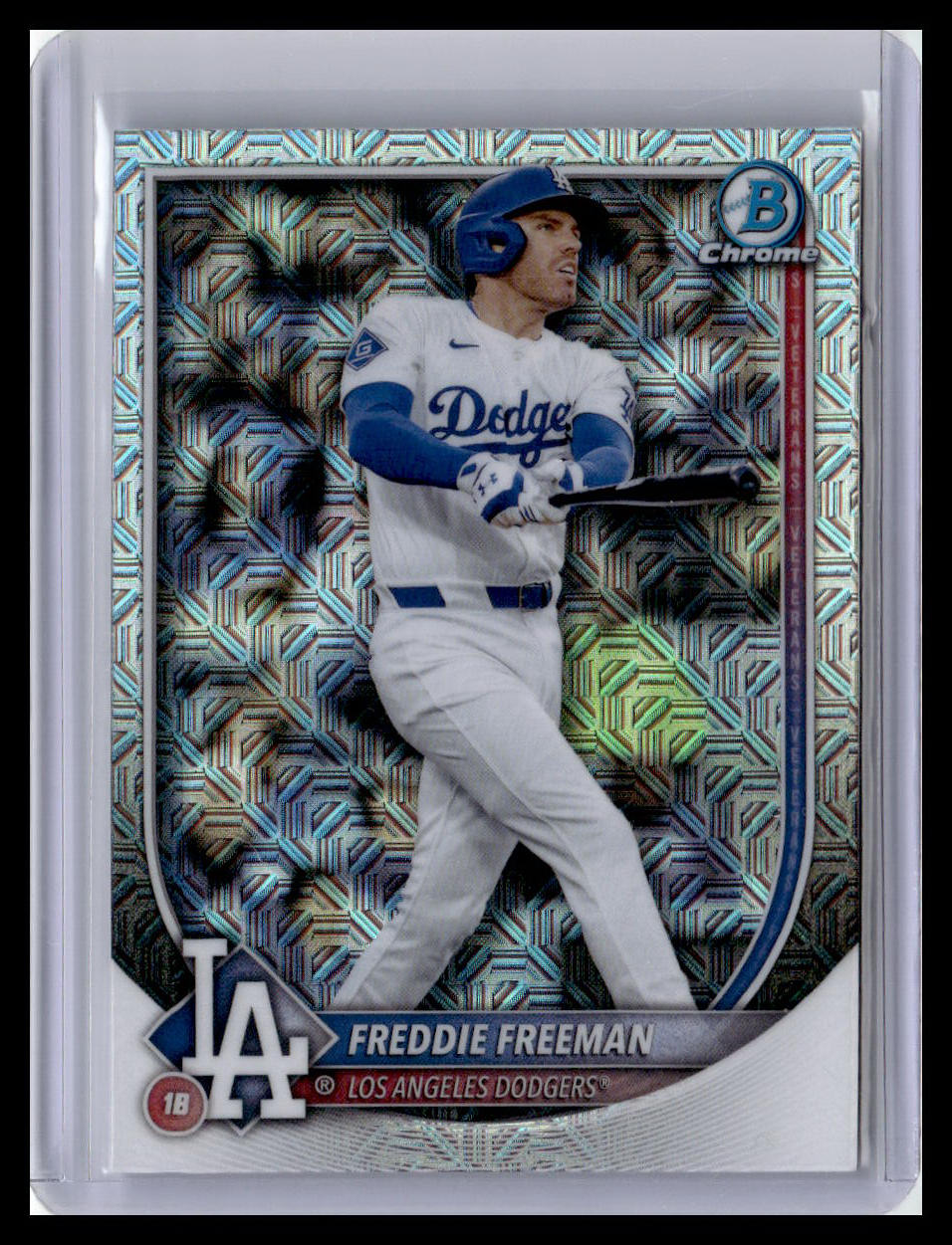 2025 Bowman Chrome #33 Freddie Freeman Mojo Refractors