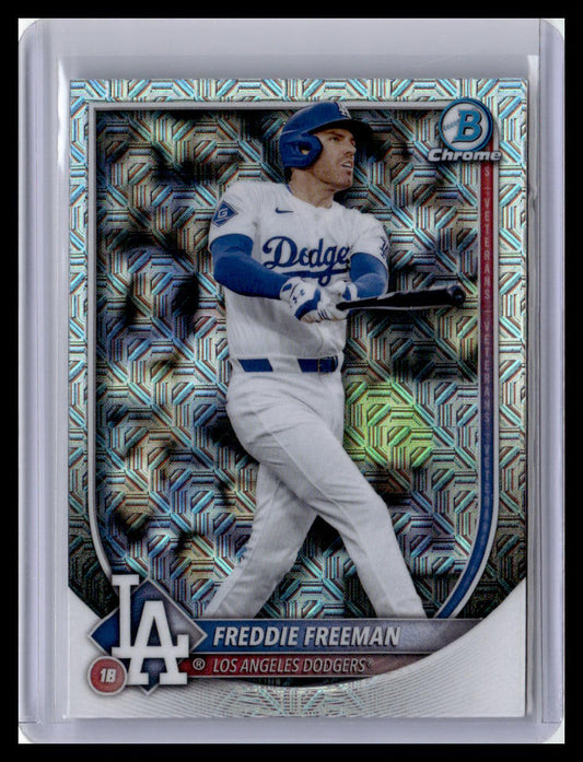 2025 Bowman Chrome #33 Freddie Freeman Mojo Refractors