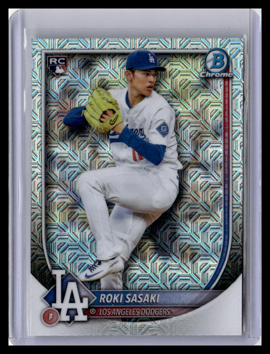 2025 Bowman Chrome #12 Roki Sasaki Mojo Refractors