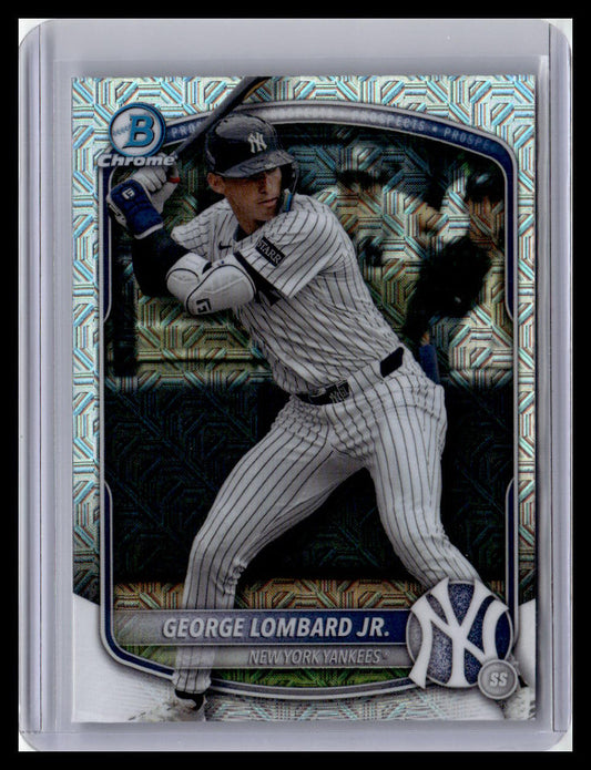 2025 Bowman Chrome #BCP-164 George Lombard Jr. Prospects Mojo