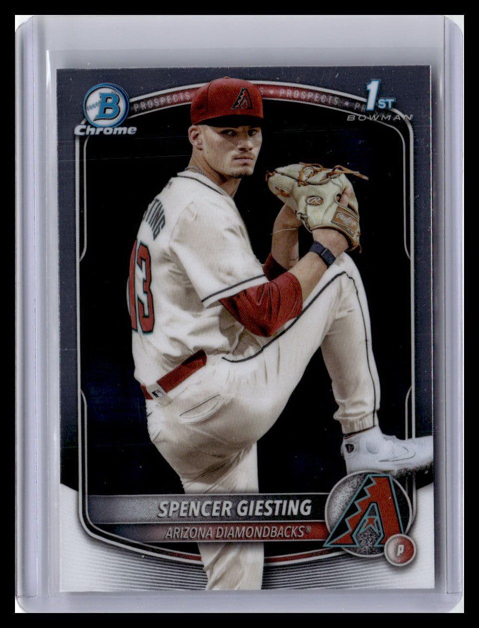 2025 Bowman Chrome #BCP-165 Spencer Giesting Prospects 1st Bowman