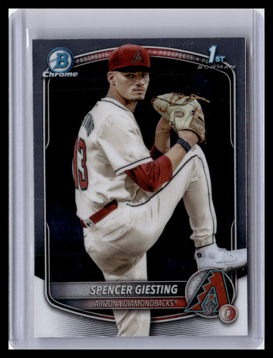 2025 Bowman Chrome #BCP-165 Spencer Giesting Prospects 1st Bowman