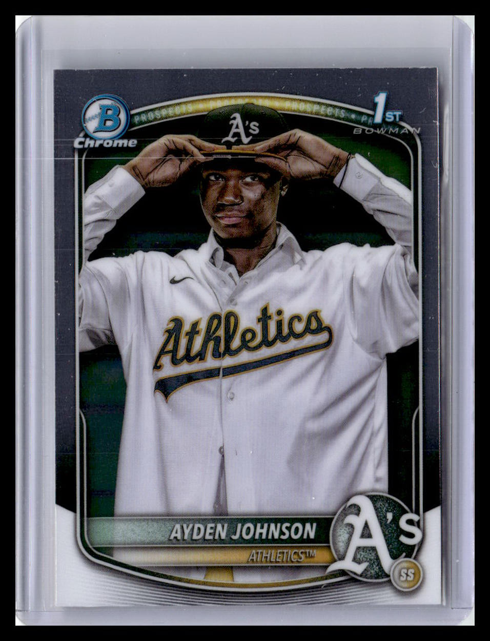 2025 Bowman Chrome #BCP-197 Ayden Johnson Prospects 1st Bowman