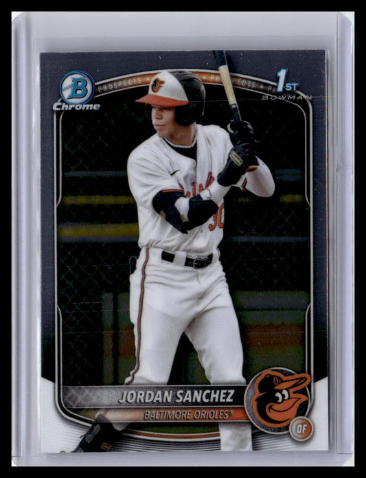 2025 Bowman Chrome #BCP-208 Jordan Sanchez Prospects 1st Bowman