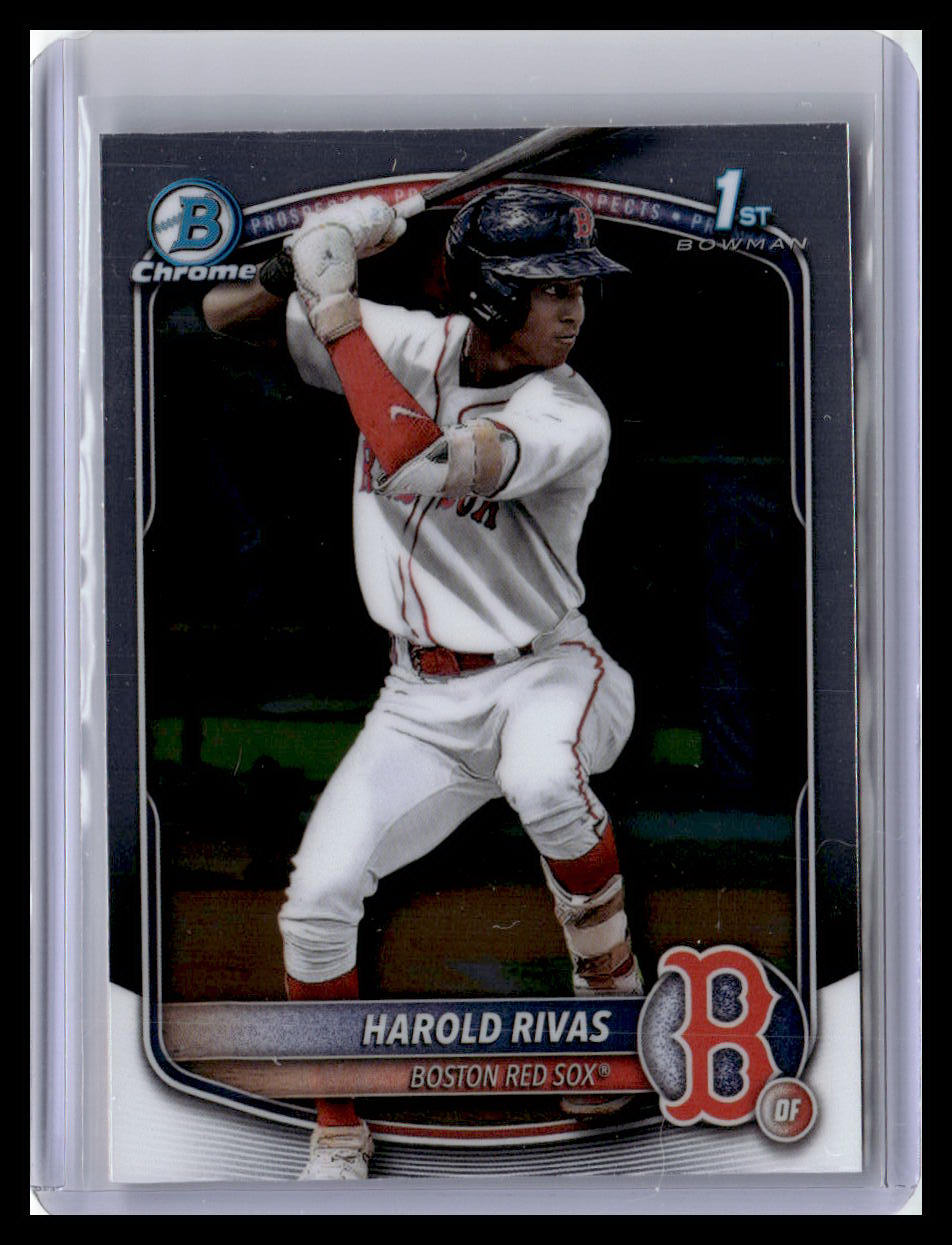 2025 Bowman Chrome #BCP-216 Harold Rivas Prospects 1st Bowman