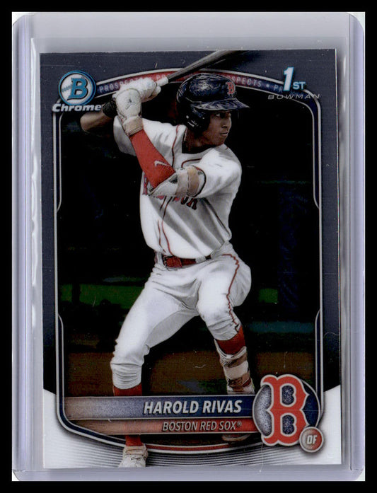 2025 Bowman Chrome #BCP-216 Harold Rivas Prospects 1st Bowman