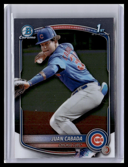 2025 Bowman Chrome #BCP-207 Juan Cabada Prospects 1st Bowman