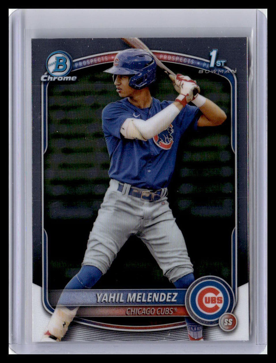 2025 Bowman Chrome #BCP-222 Yahil Melendez Prospects 1st Bowman