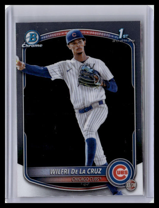 2025 Bowman Chrome #BCP-209 Wilfri De La Cruz Prospects 1st Bowman