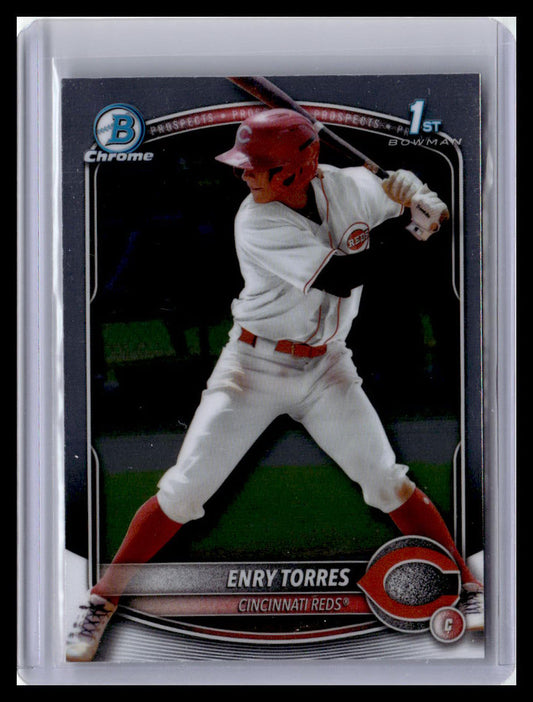 2025 Bowman Chrome #BCP-168 Enry Torres Prospects 1st Bowman