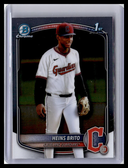 2025 Bowman Chrome #BCP-203 Heins Brito Prospects 1st Bowman