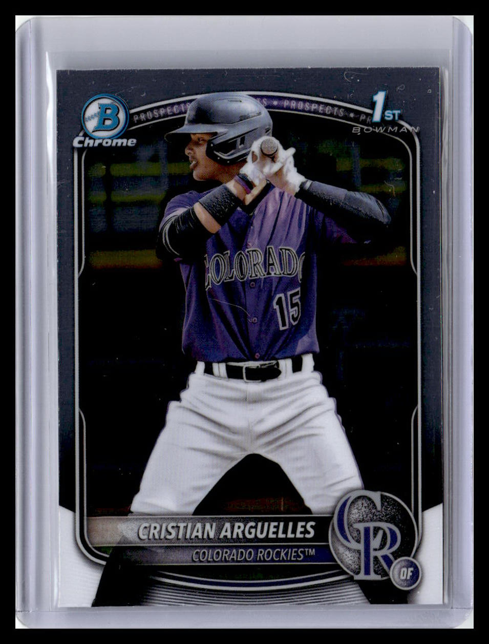2025 Bowman Chrome #BCP-220 Cristian Arguelles Prospects 1st Bowman