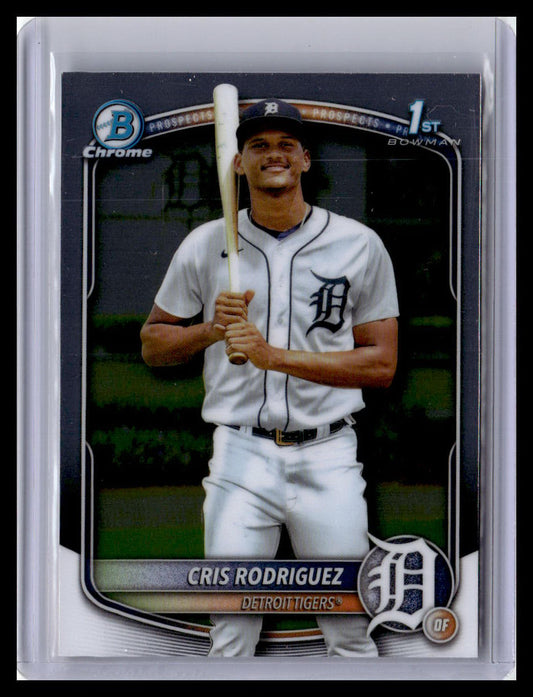 2025 Bowman Chrome #BCP-250 Cris Rodriguez Prospects 1st Bowman