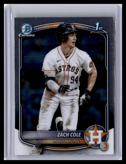 2025 Bowman Chrome #BCP-244 Zach Cole Prospects 1st Bowman